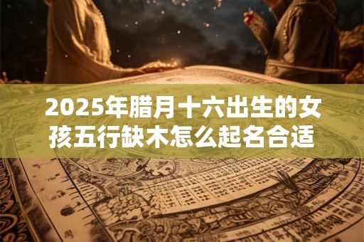 2025年腊月十六出生的女孩五行缺木怎么起名合适
