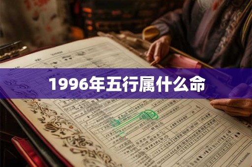 1996年五行属什么命 1996年五行属什么命