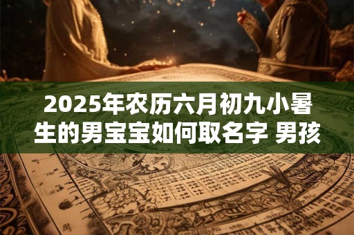 2025年农历六月初九小暑生的男宝宝如何取名字 男孩最佳名字