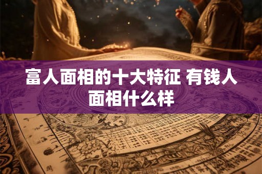 富人面相的十大特征 有钱人面相什么样 富人面相的十大特征 有钱人面相什么样