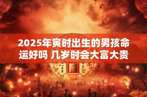 2025年寅时出生的男孩命运好吗 几岁时会大富大贵 2025年寅时出生的男孩命运好吗 几岁时会大富大贵