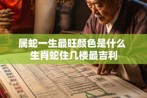 属蛇一生最旺颜色是什么 生肖蛇住几楼最吉利 属蛇一生最旺颜色是什么 生肖蛇住几楼最吉利