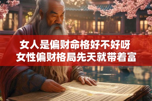 女人是偏财命格好不好呀 女性偏财格局先天就带着富贵的信息 女人是偏财命格好不好呀 女性偏财格局先天就带着富贵的信息