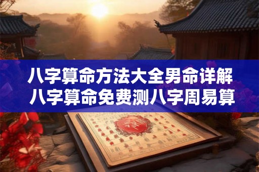 八字算命方法大全男命详解 八字算命免费测八字周易算命 八字算命方法大全男命详解 八字算命免费测八字周易算命