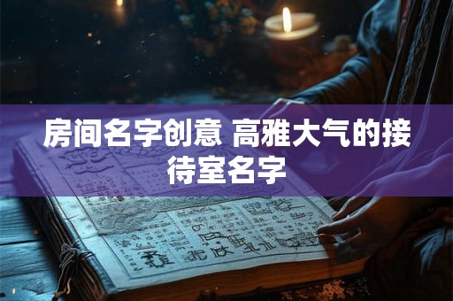 房间名字创意 高雅大气的接待室名字 房间名字创意 高雅大气的接待室名字