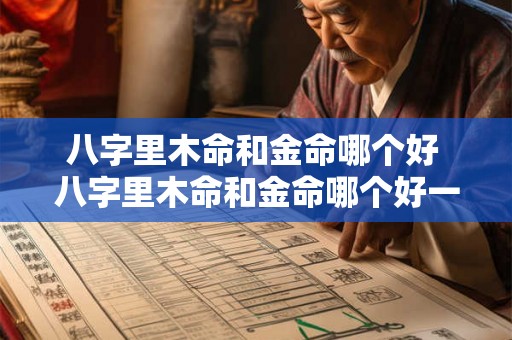 八字里木命和金命哪个好 八字里木命和金命哪个好一点 八字里木命和金命哪个好 八字里木命和金命哪个好一点