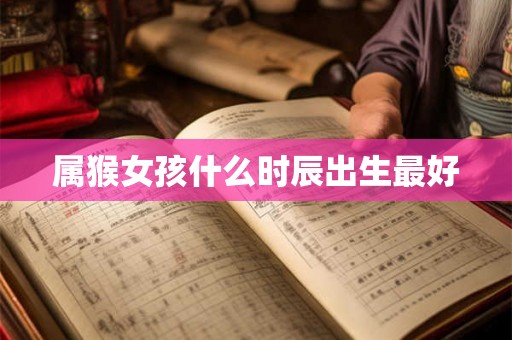 属猴女孩什么时辰出生最好 属猴女孩什么时辰出生最好