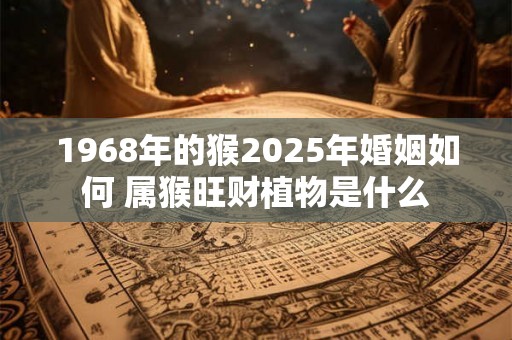 1968年的猴2025年婚姻如何 属猴旺财植物是什么