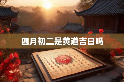 四月初二是黄道吉日吗 四月初二是黄道吉日吗
