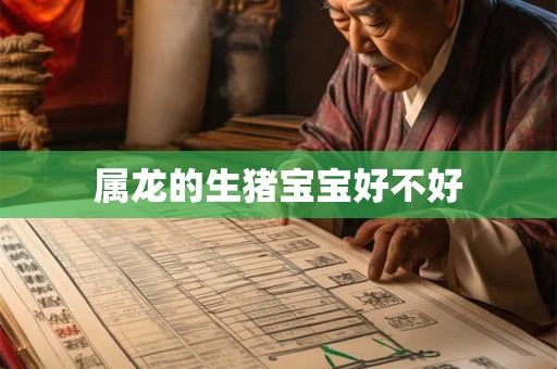 属龙的生猪宝宝好不好