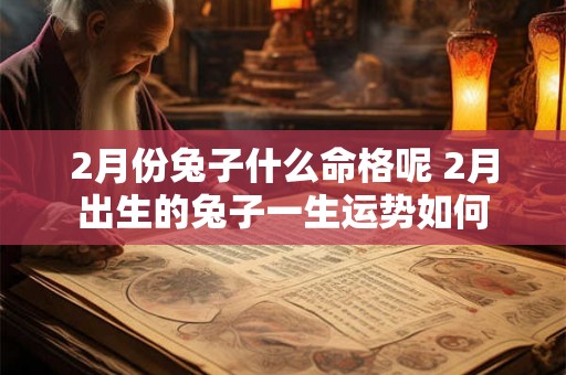 2月份兔子什么命格呢 2月出生的兔子一生运势如何
