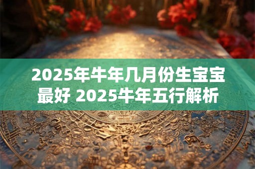 2025年牛年几月份生宝宝最好 2025牛年五行解析 2025年牛年几月份生宝宝最好 2025牛年五行解析
