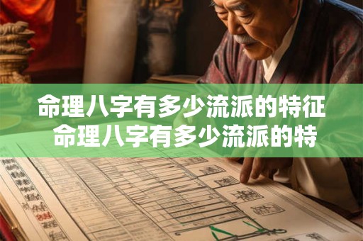 命理八字有多少流派的特征 命理八字有多少流派的特征和特征 命理八字有多少流派的特征 命理八字有多少流派的特征和特征