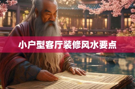小户型客厅装修风水要点 小户型客厅装修风水要点