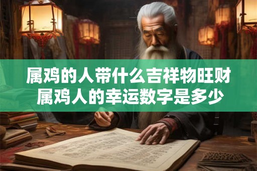 属鸡的人带什么吉祥物旺财 属鸡人的幸运数字是多少