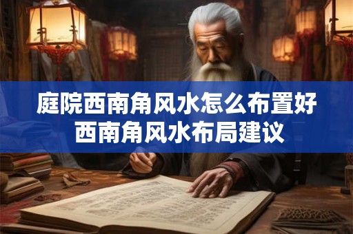 庭院西南角风水怎么布置好 西南角风水布局建议 庭院西南角风水怎么布置好 西南角风水布局建议