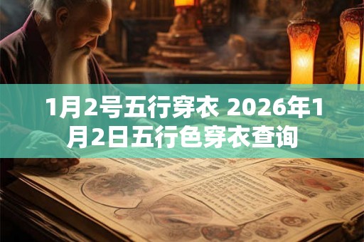 1月2号五行穿衣 2026年1月2日五行色穿衣查询