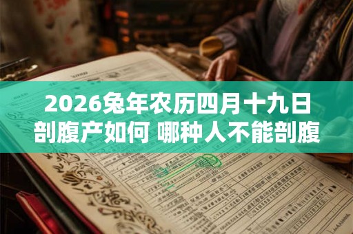 2026兔年农历四月十九日剖腹产如何 哪种人不能剖腹产