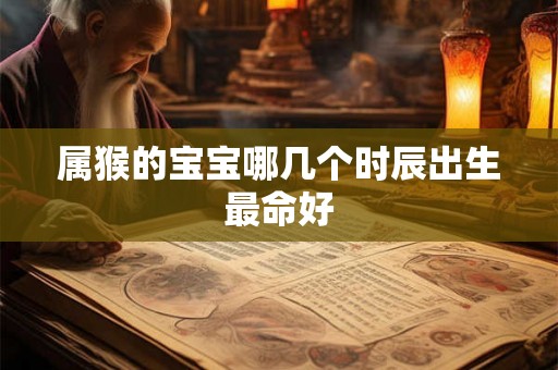 属猴的宝宝哪几个时辰出生最命好 属猴的宝宝哪几个时辰出生最命好