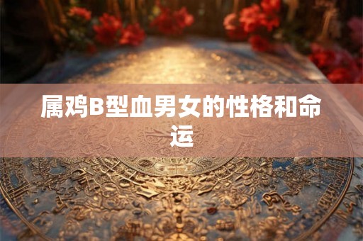 属鸡B型血男女的性格和命运 属鸡B型血男女的性格和命运
