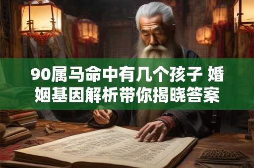90属马命中有几个孩子 婚姻基因解析带你揭晓答案 90属马命中有几个孩子 婚姻基因解析带你揭晓答案