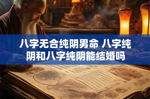 八字无合纯阴男命 八字纯阴和八字纯阴能结婚吗 八字无合纯阴男命 八字纯阴和八字纯阴能结婚吗