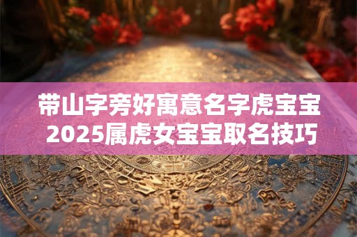 带山字旁好寓意名字虎宝宝 2025属虎女宝宝取名技巧 带山字旁好寓意名字虎宝宝 2025属虎女宝宝取名技巧
