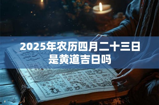 2025年农历四月二十三日是黄道吉日吗 2025年农历四月二十三日是黄道吉日吗