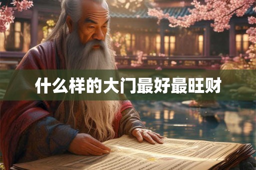 什么样的大门最好最旺财 什么样的大门最好最旺财