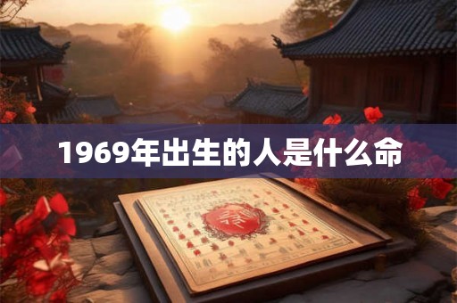 1969年出生的人是什么命