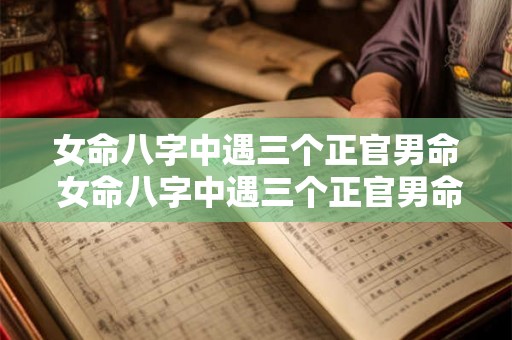 女命八字中遇三个正官男命 女命八字中遇三个正官男命会怎样 女命八字中遇三个正官男命 女命八字中遇三个正官男命会怎样
