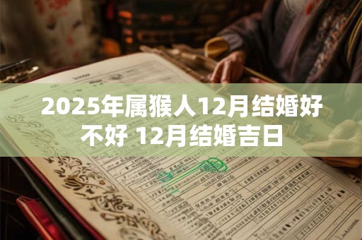 2025年属猴人12月结婚好不好 12月结婚吉日 2025年属猴人12月结婚好不好 12月结婚吉日