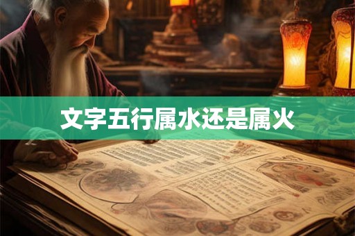 文字五行属水还是属火 文字五行属水还是属火