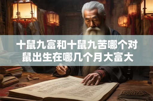 十鼠九富和十鼠九苦哪个对 鼠出生在哪几个月大富大贵 十鼠九富和十鼠九苦哪个对 鼠出生在哪几个月大富大贵