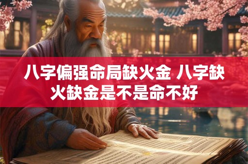 八字偏强命局缺火金 八字缺火缺金是不是命不好