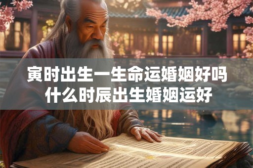 寅时出生一生命运婚姻好吗 什么时辰出生婚姻运好 寅时出生一生命运婚姻好吗 什么时辰出生婚姻运好