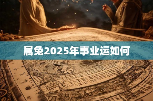 属兔2025年事业运如何