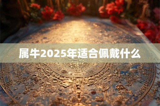 属牛2025年适合佩戴什么 属牛2025年适合佩戴什么