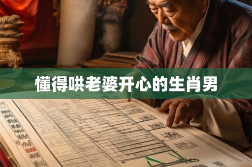懂得哄老婆开心的生肖男 懂得哄老婆开心的生肖男