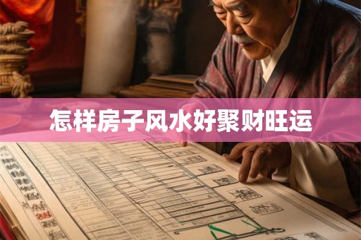 怎样房子风水好聚财旺运