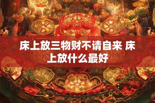 床上放三物财不请自来 床上放什么最好 床上放三物财不请自来 床上放什么最好