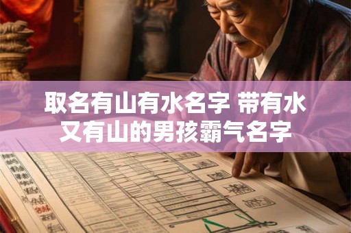 取名有山有水名字 带有水又有山的男孩霸气名字 取名有山有水名字 带有水又有山的男孩霸气名字
