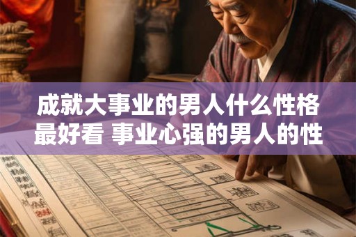 成就大事业的男人什么性格最好看 事业心强的男人的性格