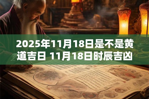 2025年11月18日是不是黄道吉日 11月18日时辰吉凶 2025年11月18日是不是黄道吉日 11月18日时辰吉凶