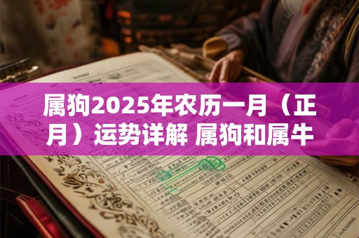属狗2025年农历一月(正月)运势详解 属狗和属牛合不合 属狗2025年农历一月(正月)运势详解 属狗和属牛合不合