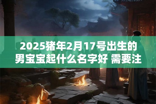 2025猪年2月17号出生的男宝宝起什么名字好 需要注意什么 2025猪年2月17号出生的男宝宝起什么名字好 需要注意什么