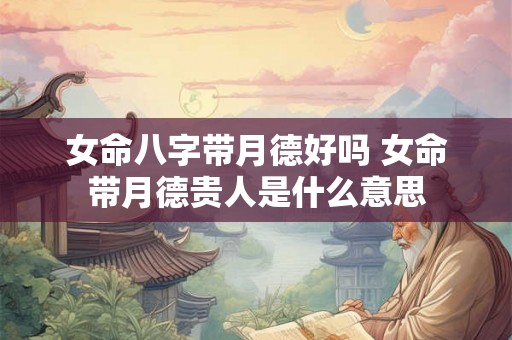 女命八字带月德好吗 女命带月德贵人是什么意思 女命八字带月德好吗 女命带月德贵人是什么意思