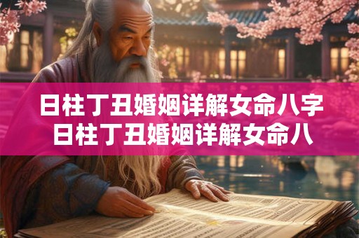 日柱丁丑婚姻详解女命八字 日柱丁丑婚姻详解女命八字命理
