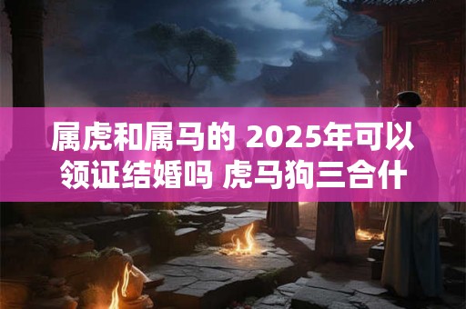 属虎和属马的 2025年可以领证结婚吗 虎马狗三合什么意思