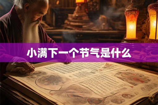 小满下一个节气是什么 小满下一个节气是什么
